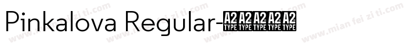 Pinkalova Regular字体转换